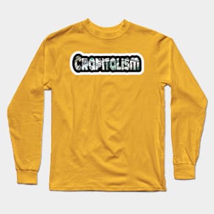 CRAPITALISM Sticker - Double Long Sleeve T-Shirt